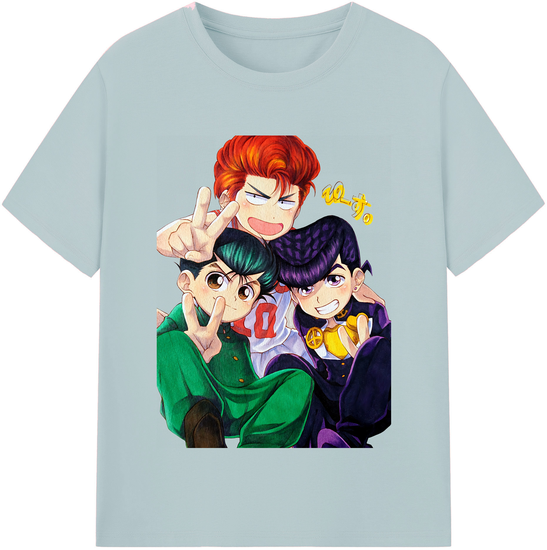 SLAM DUNK／スラムダンク 綿100％半袖Tシャツ（フロントプリント）